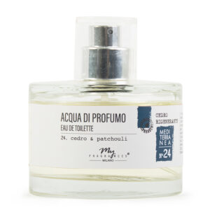 acqua di profumo cedro e patchouli