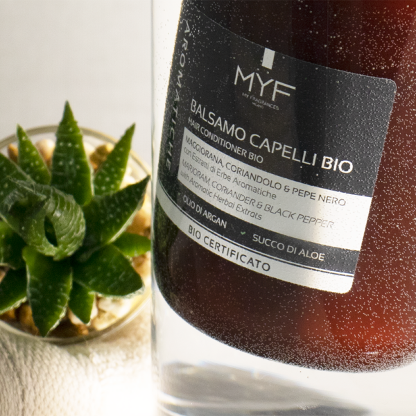 Balsamo Capelli 250 ml Maggiorana, Coriandolo & Pepe Nero BIO CERTIFICATO - immagine 2