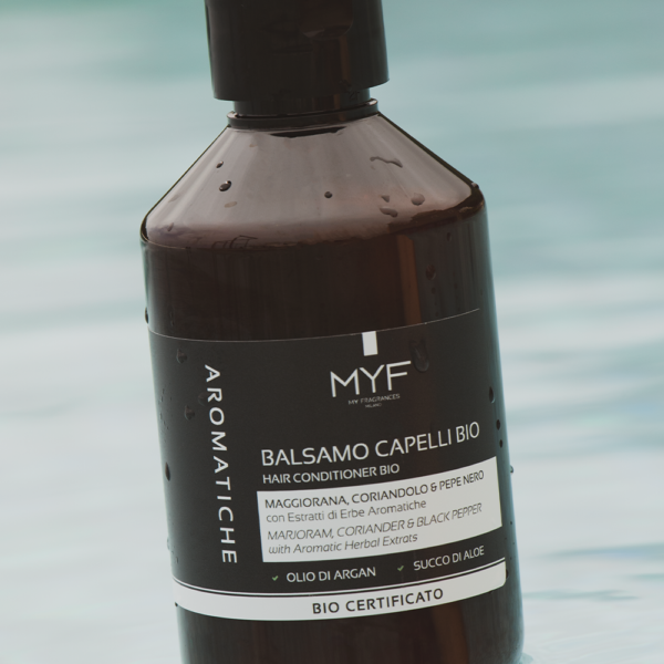 Balsamo Capelli 250 ml Maggiorana, Coriandolo & Pepe Nero BIO CERTIFICATO - immagine 3